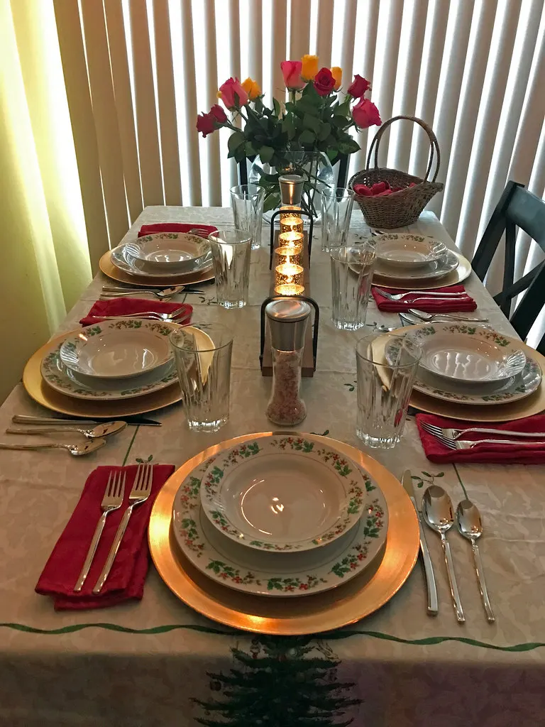 Friends sharing a relaxed dinner around a table